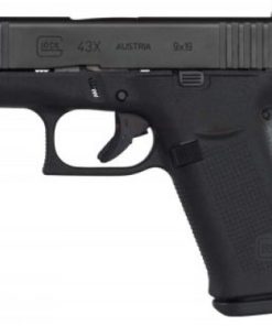 Glock - G43X, 9mm, 3.39" Barrel, AmeriGlo Night Sights, Black/B