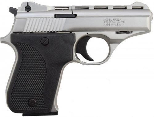 Phoenix HP22 .22 LR Nickel Black Grip Phoenix HP22 .22 LR Nickel Black Grip