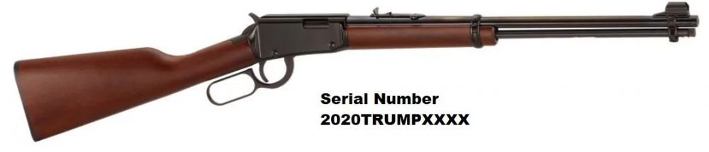 TRUMP Henry H001 Lever Action .22 LR Special Serial Number TRUMP Henry H001 Lever Action .22 LR Special Serial Number