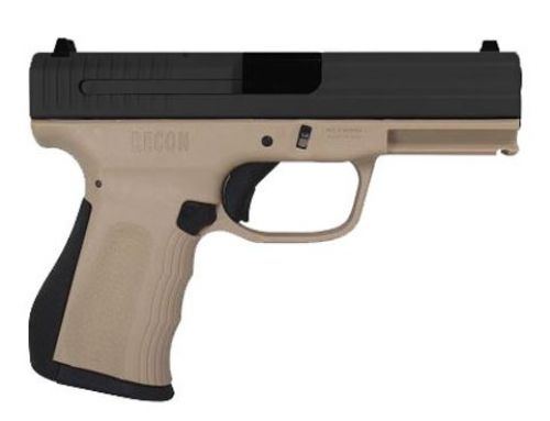 FMK Recon 9mm 14+1 4 Desert Tan Frame Black Slide FMK Recon 9mm 14+1 4 Desert Tan Frame Black Slide