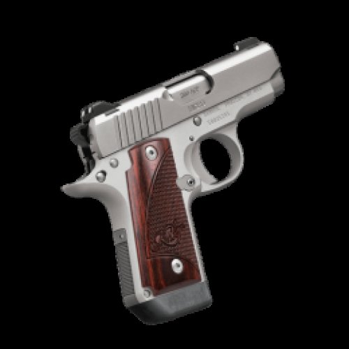 KIMBER .380 ACP MICRO Stainless Steel ROSEWD W/ Night Sights KIMBER .380 ACP MICRO Stainless Steel ROSEWD W/ Night Sights