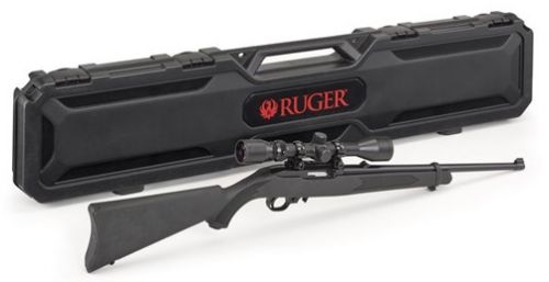 Ruger 10/22 Carbine .22 LR Black Syn w/Scope & Case Ruger 10/22 Carbine .22 LR Black Syn w/Scope & Case