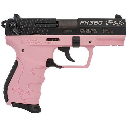 Walther Arms PK380 .380ACP 3.6 BL/PINK 8RD Walther Arms PK380 .380ACP 3.6 BL/PINK 8RD