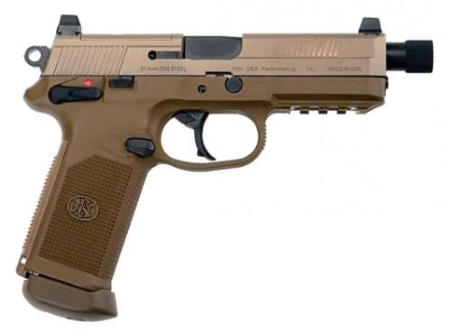 FN HERSTAL FNX45 Tactical .45 ACP 5.3" Night Sights Flat Dark E FN HERSTAL FNX45 Tactical .45 ACP 5.3" Night Sights Flat Dark E