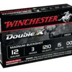 Winchester Supreme Double X Magnum 12 ga 3" 15 Pellets 00 Buck Shot 5Bx/50Cs