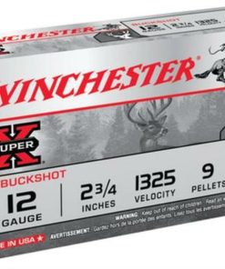 Winchester Super-X Buckshot 12 Ga, 2.75", 9 Pellets, 00 Buck Shot, 5rd/Box