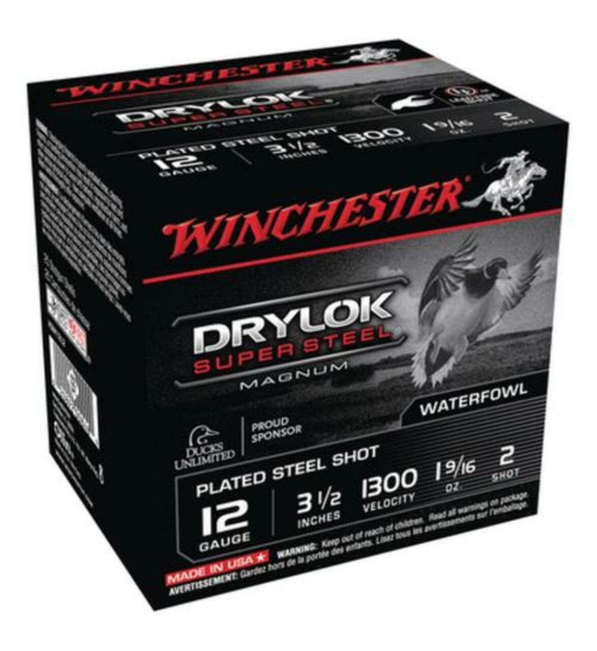 Winchester Super X Waterfowl Loads 12 Ga, 3.5", 1-5/8oz, 2 Shot, 25rd/Box Winchester Super X Waterfowl Loads 12 Ga, 3.5", 1-5/8oz, 2 Shot, 25rd/Box
