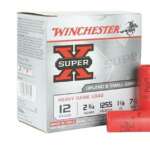 Winchester Super-X Heavy Game Load 12 Ga, 2.75", 1.1oz, 7.5 Shot, 25rd/Box