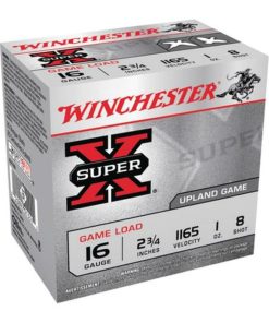 Winchester Super-X Game 16 Ga, 2.75", 1 oz, 8 Shot, 25rd/Box