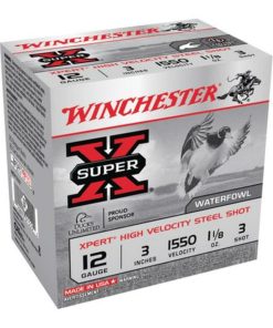 Winchester Expert Hi-Velocity 12ga 3" 1-1/8 oz 3 Shot 25Box/10Case