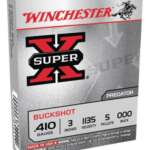 Winchester Super-X Buckshot .410 Ga, 3", 5 Pellets, 000 Buck Shot, 5rd/Box