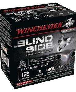 Winchester Blind Side Steel Hex Magnum Waterfowl 12 Gauge, 3 Inch, 1400 FPS, 1.375 Ounce, 1 Shot, 25rd/Box