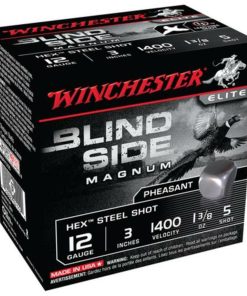 Winchester Blind Side Steel Hex Pheasant 12 gauge, 3 Inch, 1400 FPS, 1.325 Ounce, 5 Shot, 25rd/Box