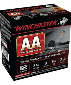 Winchester AA TrAAcker 12 Ga, 2.75", 1250 FPS, 1.125oz, 7.5 Shot, Orange Wad, 25rd/Box