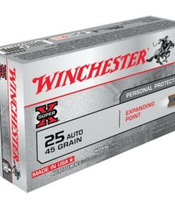 Winchester Super X 25 ACP Expanding Point 45gr, 50rd Box