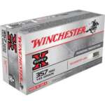Winchester Super X 357 Rem Mag Jacketed Soft Point 158gr, 50rd Box