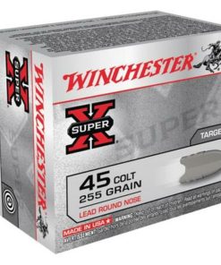 Winchester Super X 45 Colt Lead Round Nose 255gr, 20 Rd Box