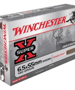 Winchester Super X 6.5mmX55mm Soft Point 140gr, 20Box/10Case
