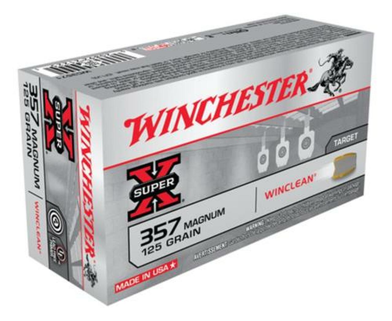 Winchester WinClean 357 Sig Sauer Brass Enclosed Base 125gr, 50Box/10Case Winchester WinClean 357 Sig Sauer Brass Enclosed Base 125gr, 50Box/10Case