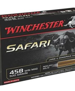 Winchester 458 Win Mag 500gr, NOS Solid, 20rd Boxe