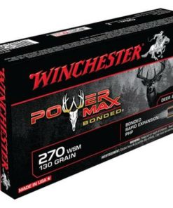 Winchester Power-Max .270 Winchester Short Magnum, 130gr, Protected Hollow Point Bonded, 20rd Box