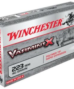 Winchester Varmint X .223 Rem 40gr, Polymer Tip, 20rd Box