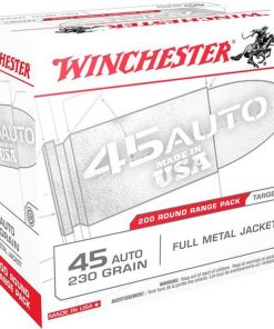 Winchester 45 ACP Range Pack 230gr, FMJ, 200rd/Pack