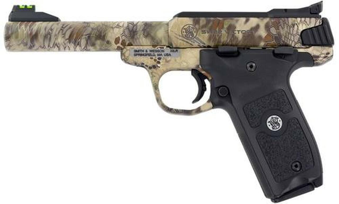 Smith & Wesson SW22 Victory Pistol, 22LR, 5.5", Kryptek Highlander Camo, 10rd Mag Smith & Wesson SW22 Victory Pistol, 22LR, 5.5", Kryptek Highlander Camo, 10rd Mag