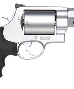 Smith & Wesson 500 Performance Center 500 SW Magnum 3.5" Custom Barrel, SS Finish, Rubber Grips, Fiber Optic Front Sight, 5Rd, Unfluted Cylinder