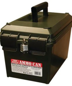 MTM Can Ammo Box Portable 750 cu. in. 25 lbs Polypropylene Forest Green