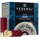 Federal Game Shok High Brass Lead 20 ga 2.75" 1 oz 4 Shot 25Bx/10Cs