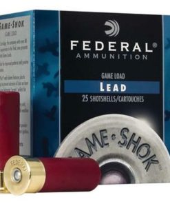 Federal Game Shok High Brass Lead 20 ga 2.75" 1 oz 4 Shot 25Bx/10Cs