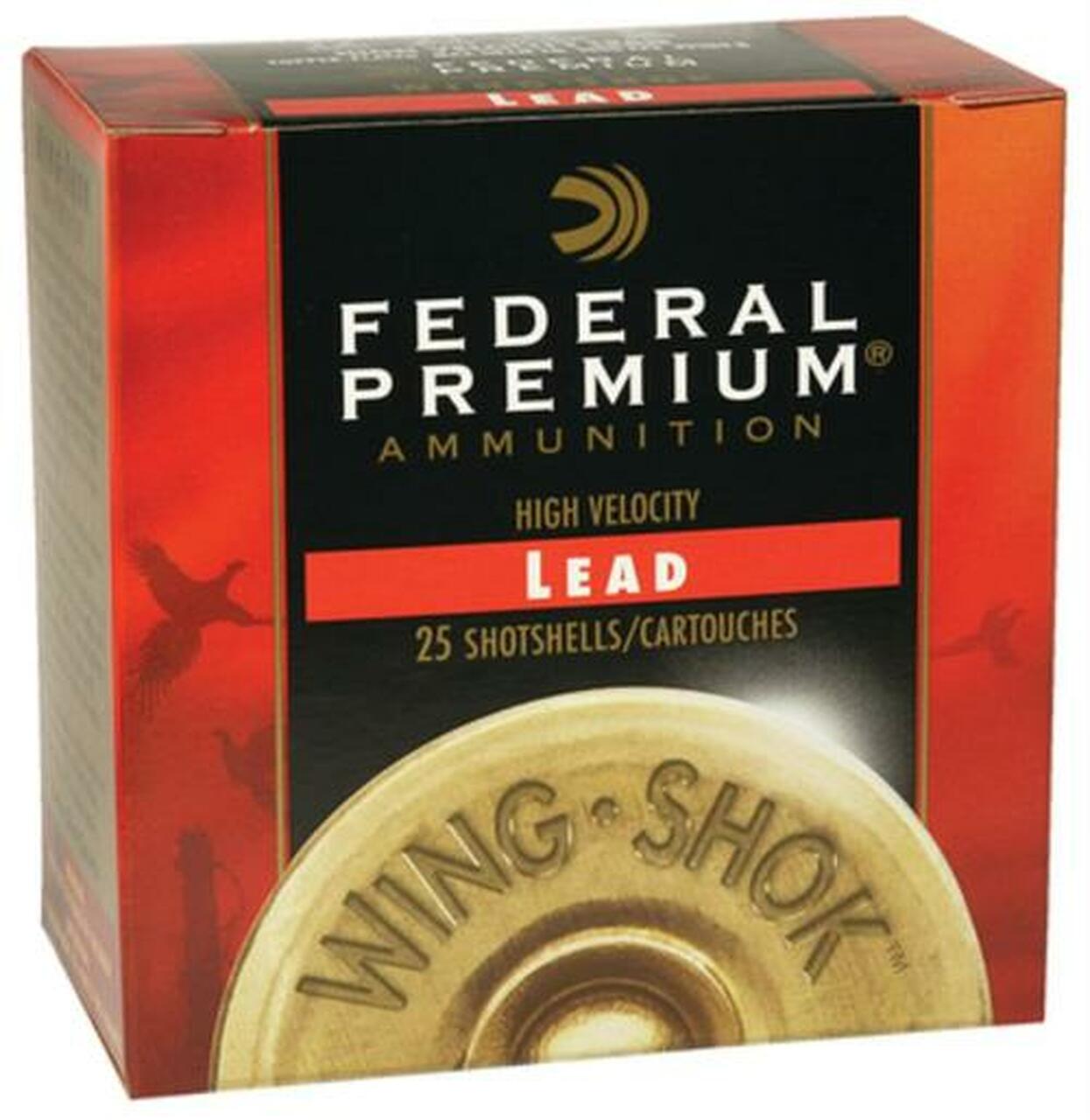 Federal Premium Wing Shok High Brass 28 Ga, 2.75", 3/4oz, 6 Shot, 25rd/Box Federal Premium Wing Shok High Brass 28 Ga, 2.75", 3/4oz, 6 Shot, 25rd/Box