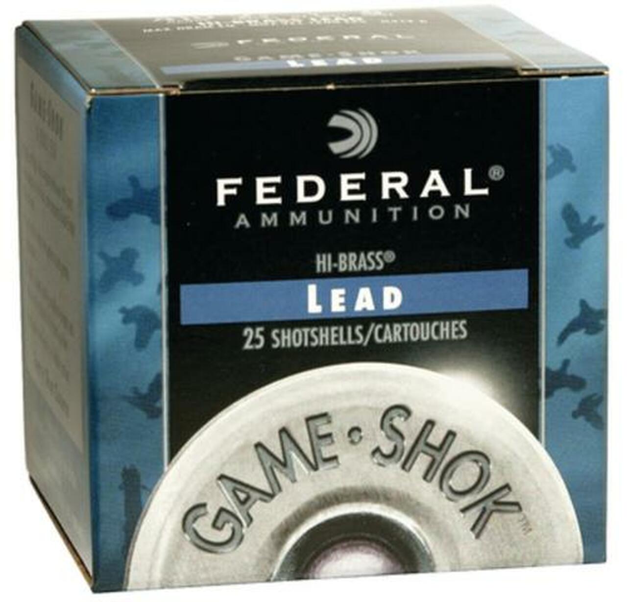 Federal Game Load, Hi-Brass, 410 Ga 3", #6, .6875oz (11/16), 25rd Box Federal Game Load, Hi-Brass, 410 Ga 3", #6, .6875oz (11/16), 25rd Box