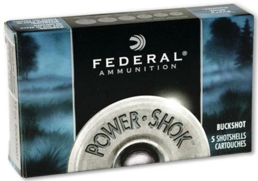 Buy Federal Power-Shok 12 Ga, 3", 1210 FPS, 15 Pellets 00 Buck, 5rd/Box