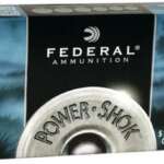 Federal Standard Power Shok Low Recoil 12 Ga, 2.75" 9 Pellets, 00 Buck Shot, 5rd Box