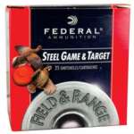 Federal Field and Range Steel 12 Ga, 2.75", 1375 FPS, 1oz, 7 Shot 25 Per Box