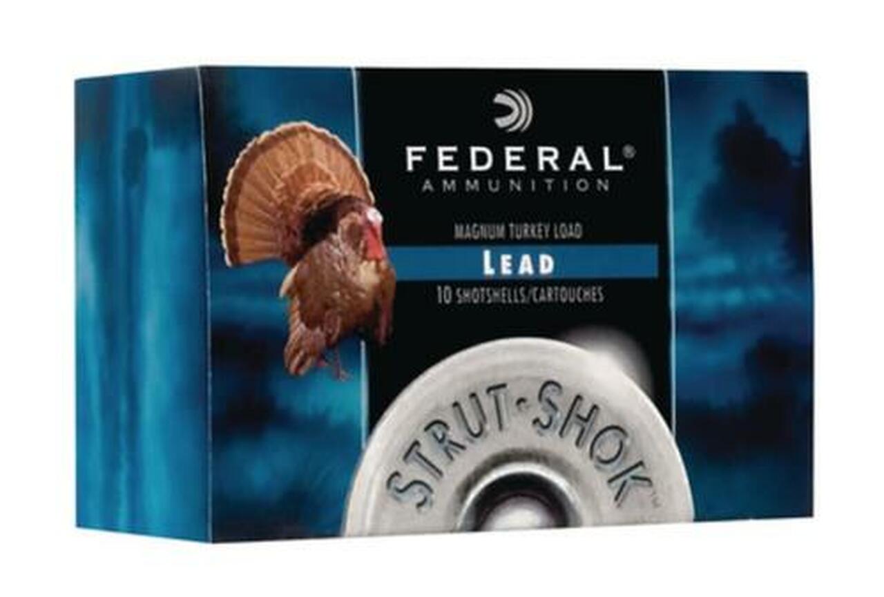 Federal Strut-Shok 12 Ga, 3.5", 1300 FPS, 2oz, 6 Shot, 10rd/Box Federal Strut-Shok 12 Ga, 3.5", 1300 FPS, 2oz, 6 Shot, 10rd/Box