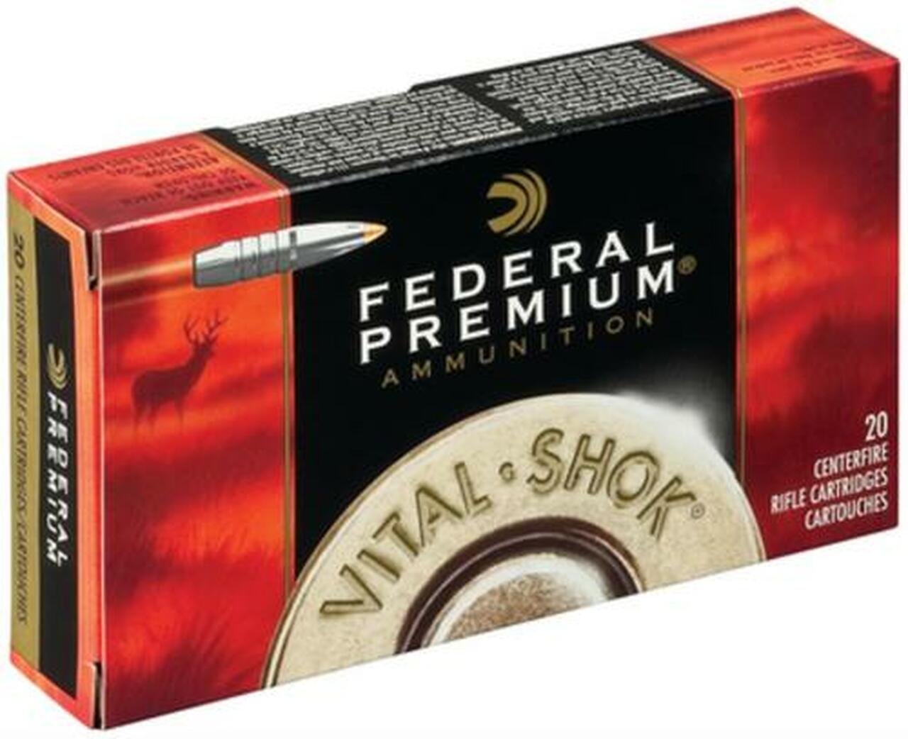 Federal Vital-Shok 7mm-08 Remington 140gr, Trophy Copper 20rd Box Federal Vital-Shok 7mm-08 Remington 140gr, Trophy Copper 20rd Box