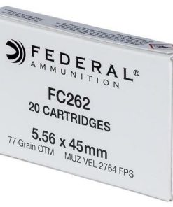 Federal Rifle Ammunition, 5.56 NATO, Open Tip Match, 77 Gr, 20rd Box