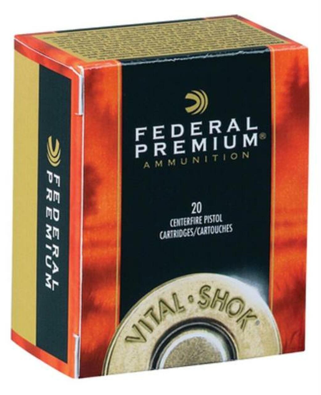 Federal Vital-Shok .44 Remington Magnum 225gr, Barnes Expander, 20rd Box Federal Vital-Shok .44 Remington Magnum 225gr, Barnes Expander, 20rd Box