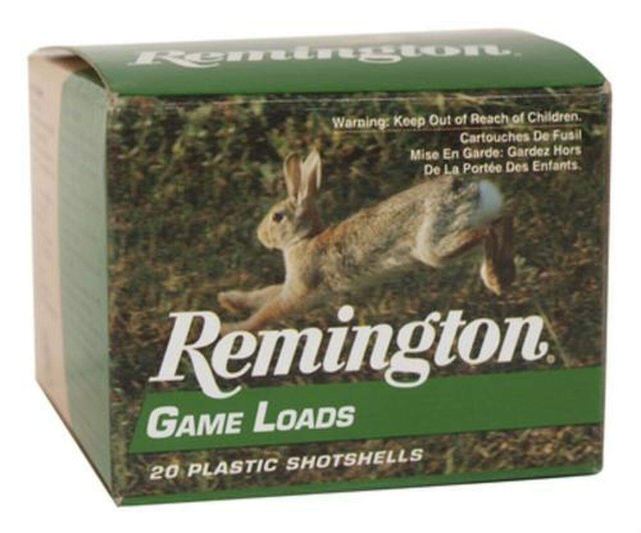 Remington Game Loads .410 Ga, 2.5", 1200 FPS, .5oz, 6 Shot Remington Game Loads .410 Ga, 2.5", 1200 FPS, .5oz, 6 Shot