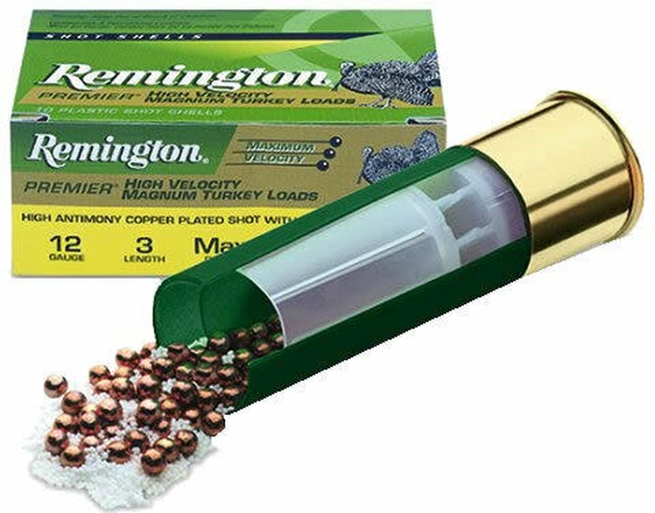 Remington Premier HV Mag Turkey 12 ga 3 1-3/4 oz 5 Shot 10Bx/10Cs Remington Premier HV Mag Turkey 12 ga 3 1-3/4 oz 5 Shot 10Bx/10Cs