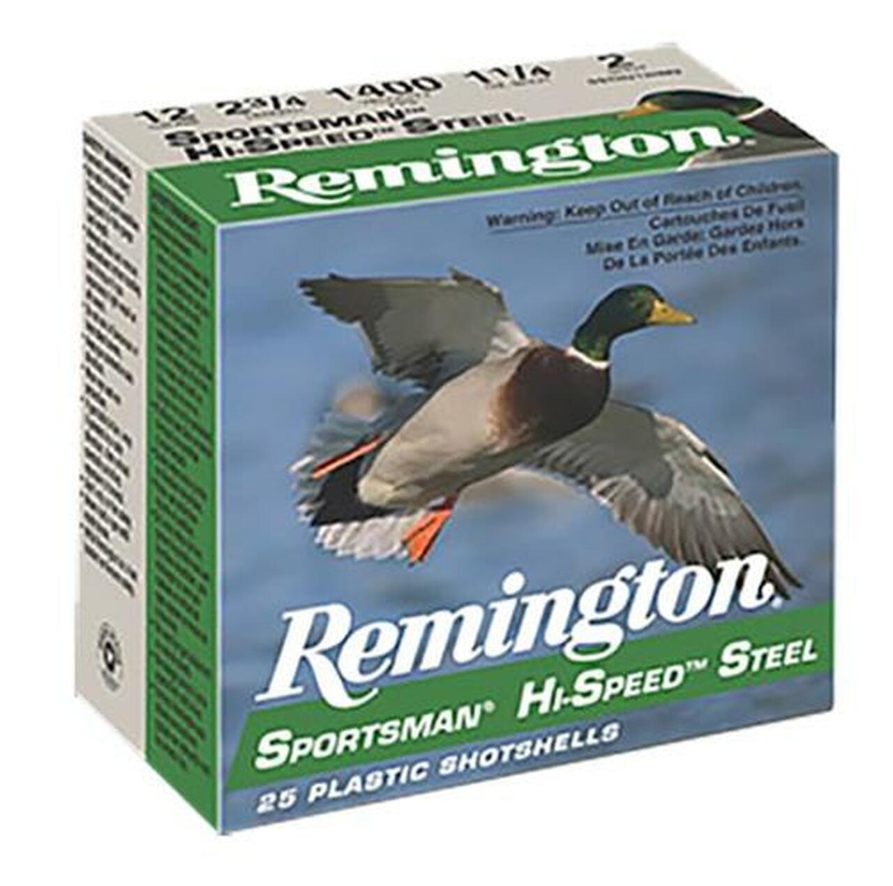 Remington Sportsman Hi-Speed Loads 12 Ga 3 1.3oz 1 Shot 25rd/Box Remington Sportsman Hi-Speed Loads 12 Ga 3 1.3oz 1 Shot 25rd/Box