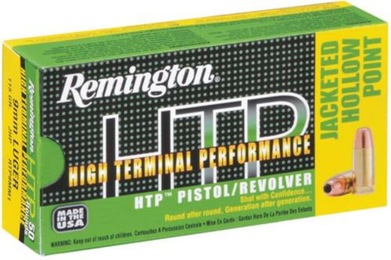 Remington HTP 45 ACP 185gr, Jacketed Hollow Point, 50rd Box Remington HTP 45 ACP 185gr, Jacketed Hollow Point, 50rd Box