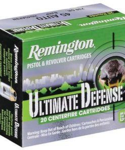 Remington Ultimate Defense .40 SW 180gr, Brass Jacketed Hollow Point 20rd Box