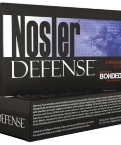 Nosler Defense Bonded 6.8mm SPC 90gr, Bonded Solid 20rd Box