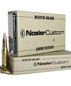 Nosler Trophy Grade Match .308 Winchester, 168gr, Custom Competition, 20rd Box