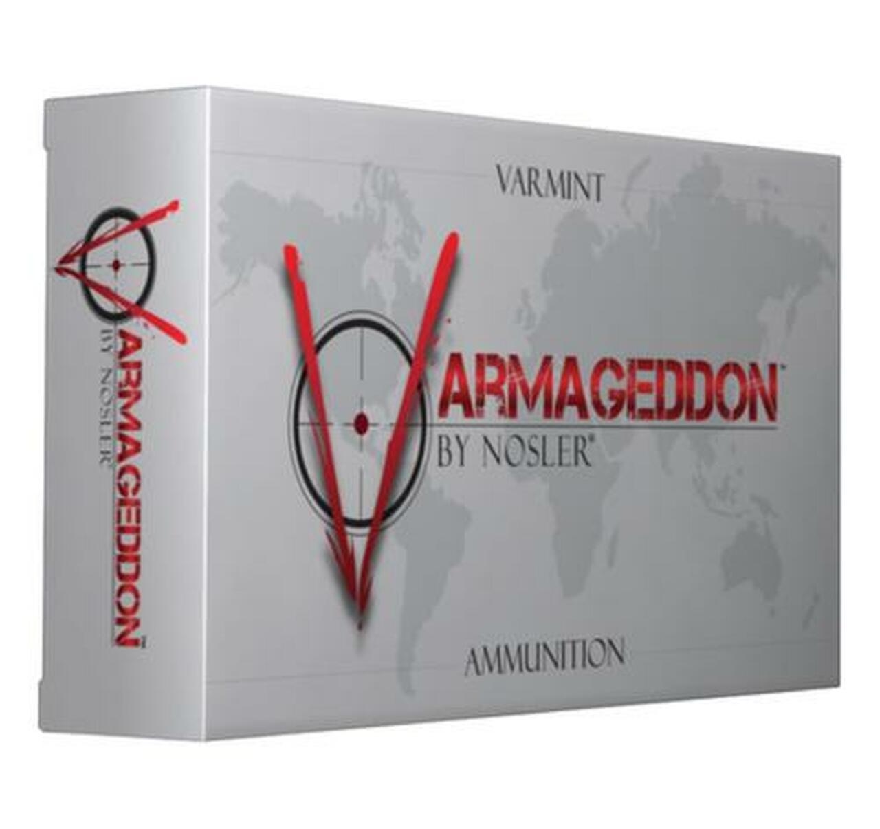 Nosler Varmageddon .22-250 Remington 55gr, Flat Base Hollow Point 20rd Box Nosler Varmageddon .22-250 Remington 55gr, Flat Base Hollow Point 20rd Box