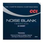 CCI Blank Paper Blank 22 Short 100rd/Box - Not Ammo, These Are Blanks